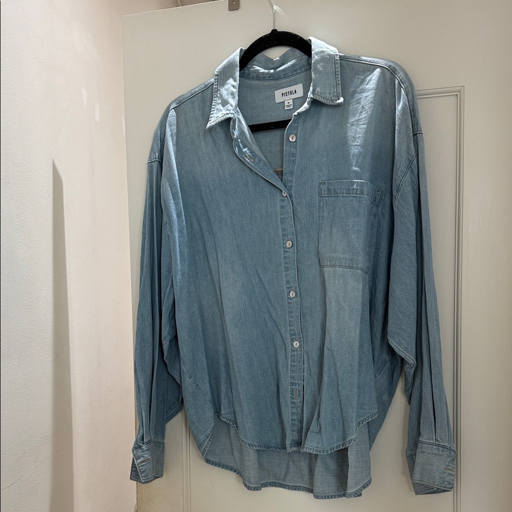 Pistola Sky Blue Denim Shirt